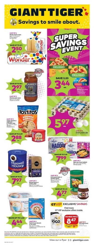 Giant Tiger Canada Flyer Deals January 4th – 10th