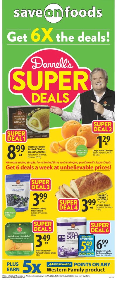 Save On Foods (AB) Flyer January 5 to 11