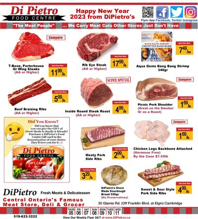 Di Pietro Food Centre Flyer January 5 to 11