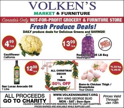 Volken's Market & Furniture Flyer January 4 to 10