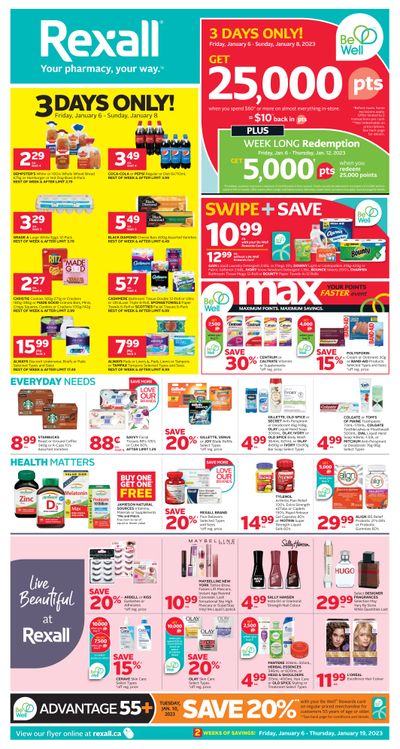 Rexall (ON) Flyer January 6 to 19