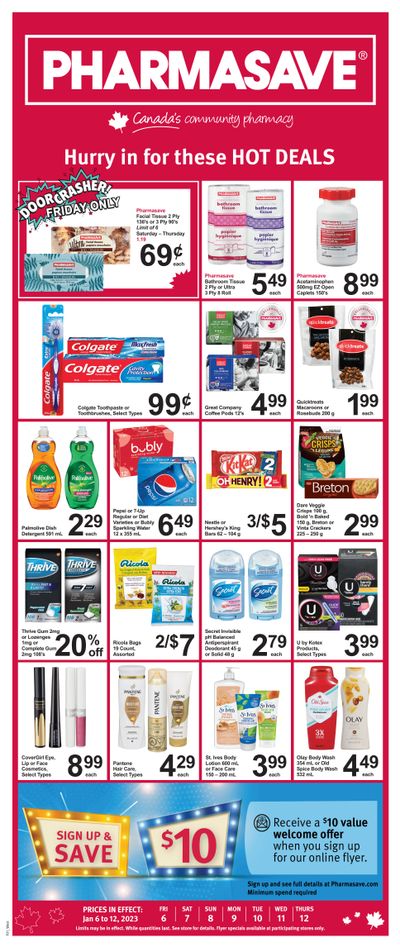 Pharmasave (West) Flyer January 6 to 12