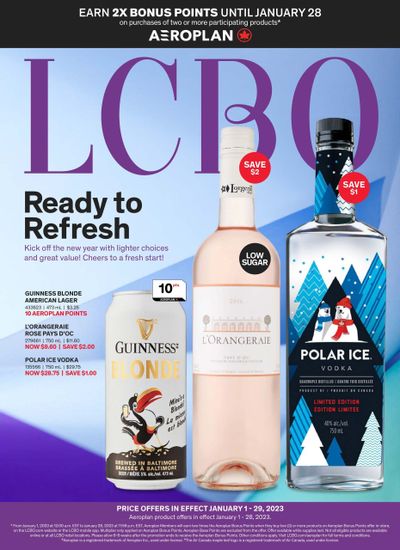 LCBO Flyer January 1 to 29