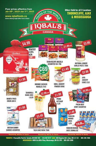 Iqbal Foods Flyer January 5 to 11