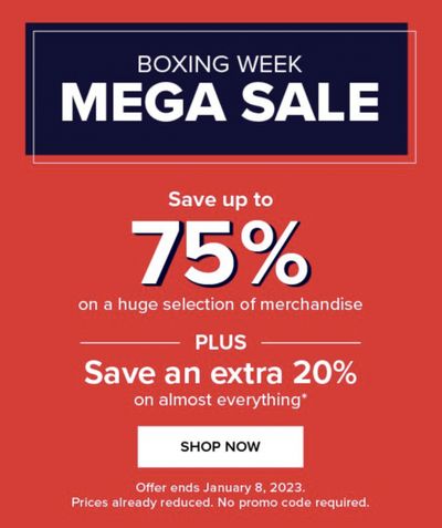 Linen Chest Canada Sale: Save Up to 70% OFF Clearance + Up to 75% OFF Boxing Week Mega Sale