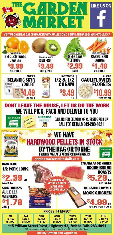 The Garden Market Flyer January 6 to 12