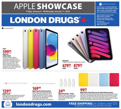 London Drugs Apple Showcase Flyer January 6 to 11