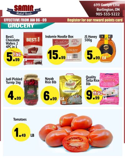 Samir Supermarket Flyer January 6 to 9