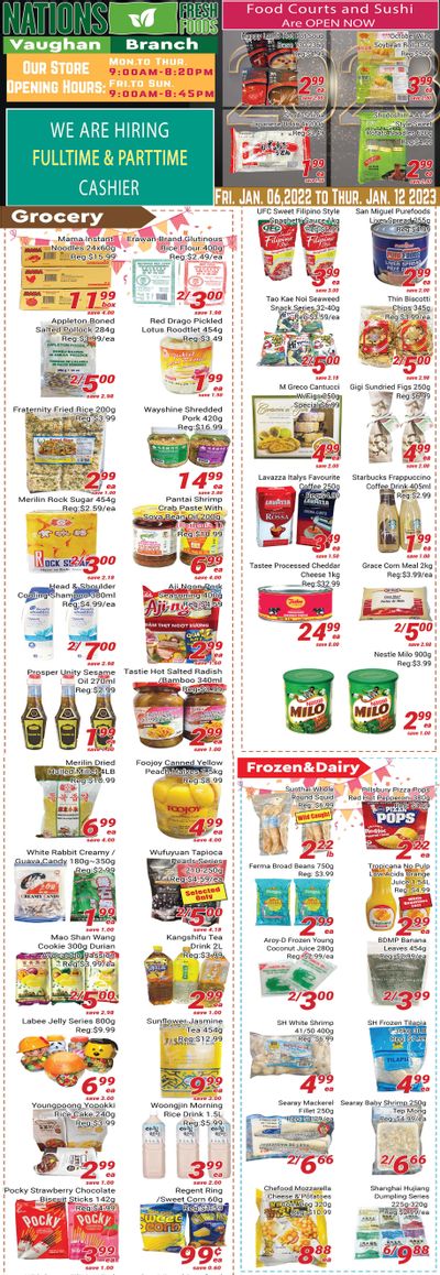 Nations Fresh Foods (Vaughan) Flyer January 6 to 12