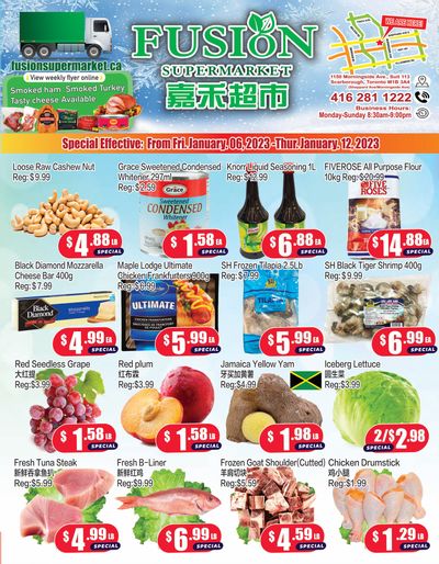 Fusion Supermarket Flyer January 6 to 12