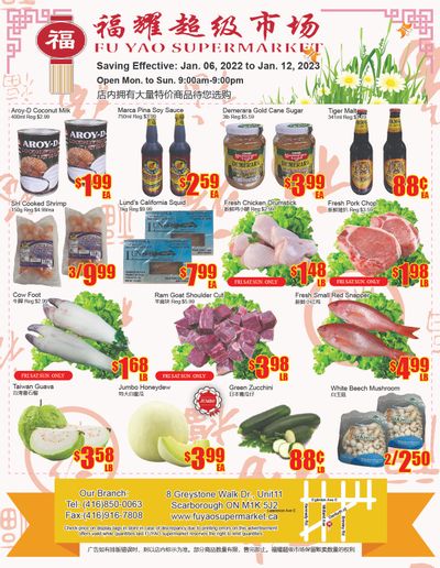 Fu Yao Supermarket Flyer January 6 to 12