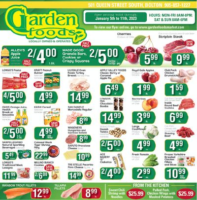 Garden Foods Flyer January 5 to 11