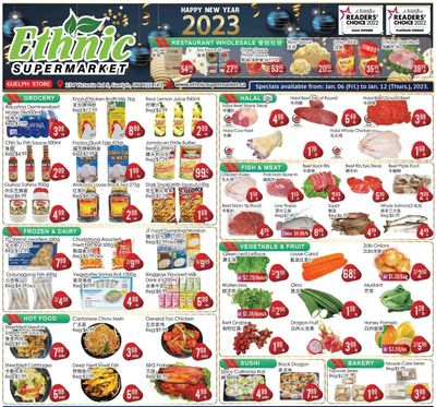 Ethnic Supermarket (Guelph) Flyer January 6 to 12
