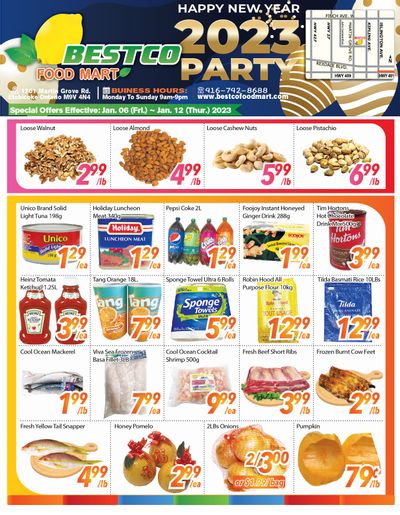 BestCo Food Mart (Etobicoke) Flyer January 6 to 12