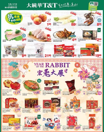 T&T Supermarket (GTA) Flyer January 6 to 12