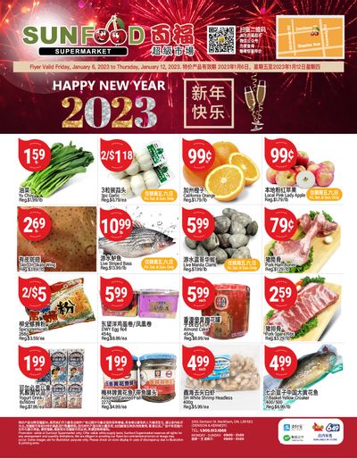 Sunfood Supermarket Flyer January 6 to 12