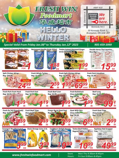 Fresh Win Foodmart Flyer January 6 to 12