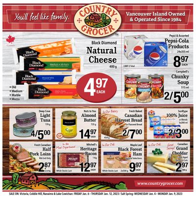 Country Grocer Flyer January 6 to 12
