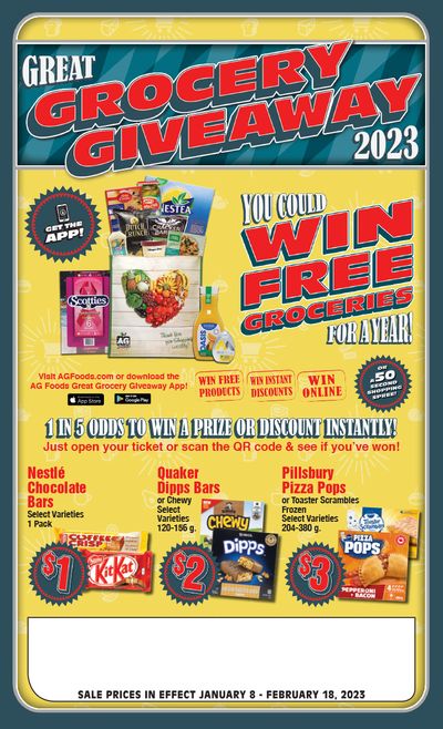 AG Foods Monthly Flyer January 8 to February 18