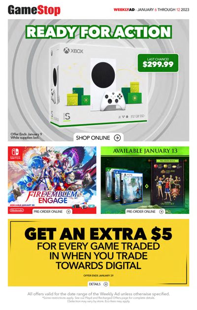 GameStop Flyer January 6 to 12