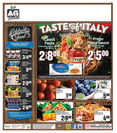 AG Foods Flyer January 8 to 14