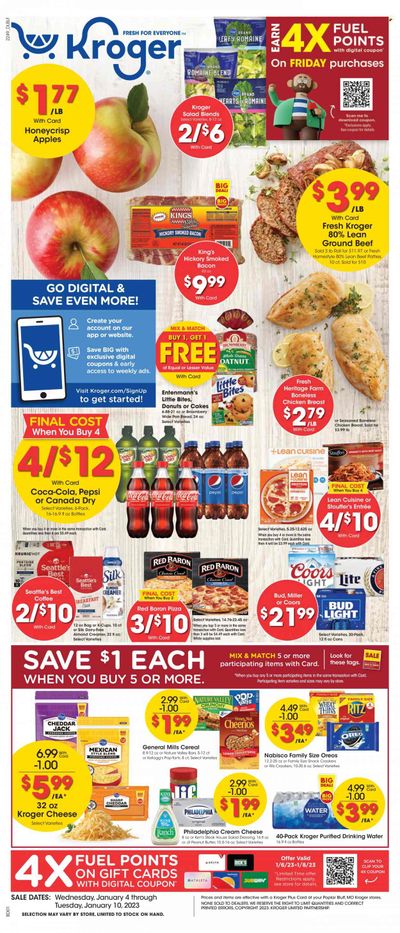Kroger (MO) Weekly Ad Flyer Specials January 4 to January 10, 2023
