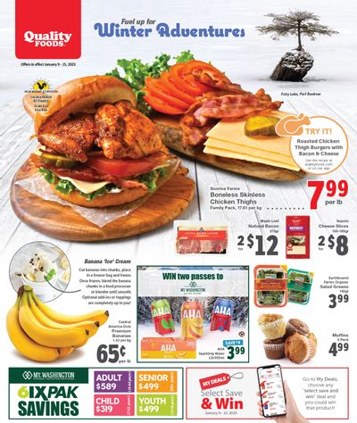 Quality Foods Flyer January 9 to 15