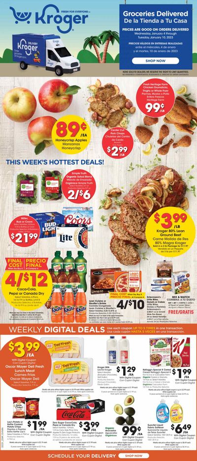 Kroger (FL) Weekly Ad Flyer Specials January 4 to January 10, 2023