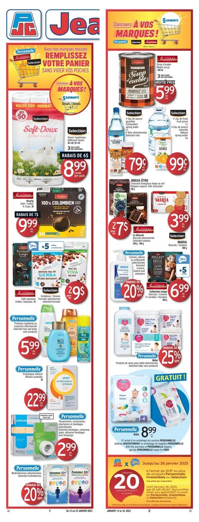 Jean Coutu (QC) Flyer January 12 to 18