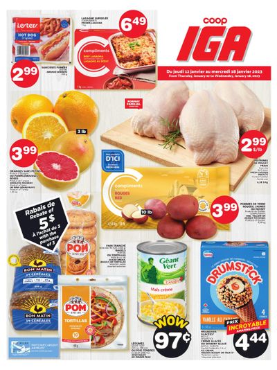 Coop IGA Flyer January 12 to 18