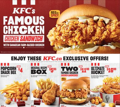 KFC Canada Coupon (Alberta) Valid until March 5