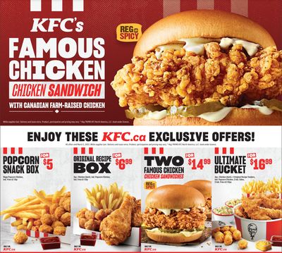 KFC Canada Coupon (British Columbia) Valid until March 5