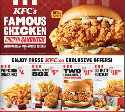 KFC Canada Coupon (Manitoba) Valid until March 5