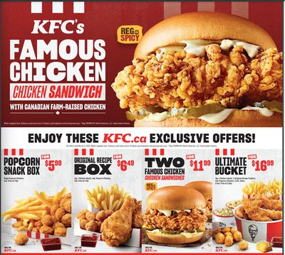 KFC Canada Coupon (New Brunswick) Valid until March 5