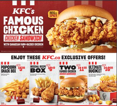 KFC Canada Coupon (Prince Edward Island) Valid until March 5