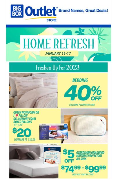 Big Box Outlet Store Flyer January 11 to 17