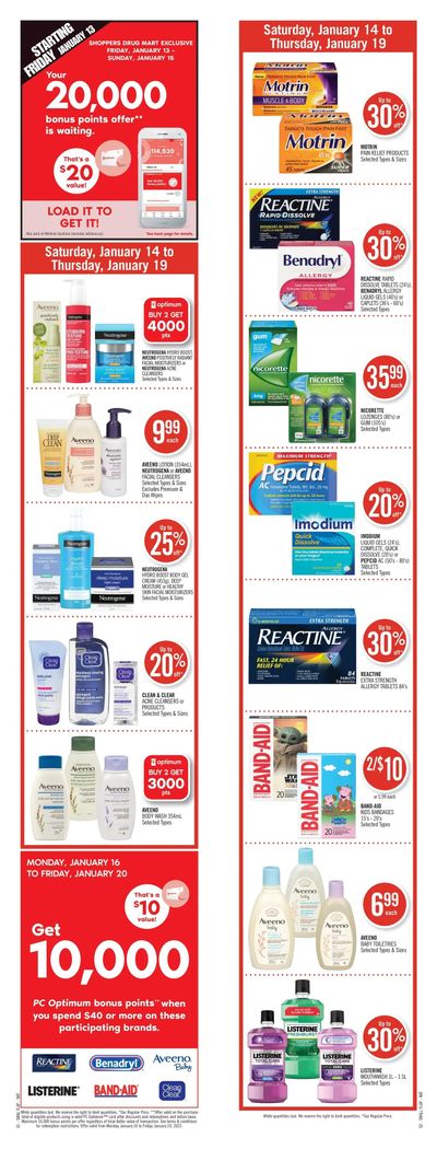 Shoppers Drug Mart (ON) Flyer January 14 to 19