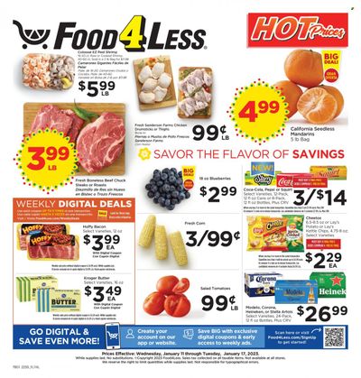Food 4 Less (CA) Weekly Ad Flyer Specials January 11 to January 17, 2023