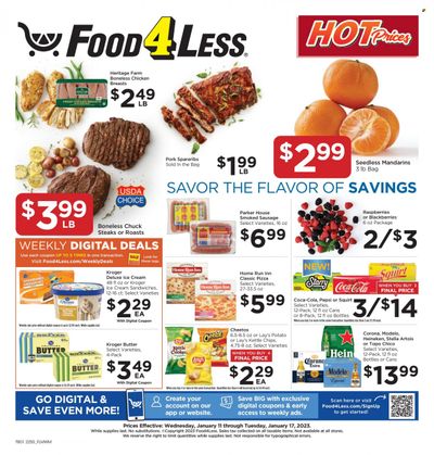 Food 4 Less (IL) Weekly Ad Flyer Specials January 11 to January 17, 2023