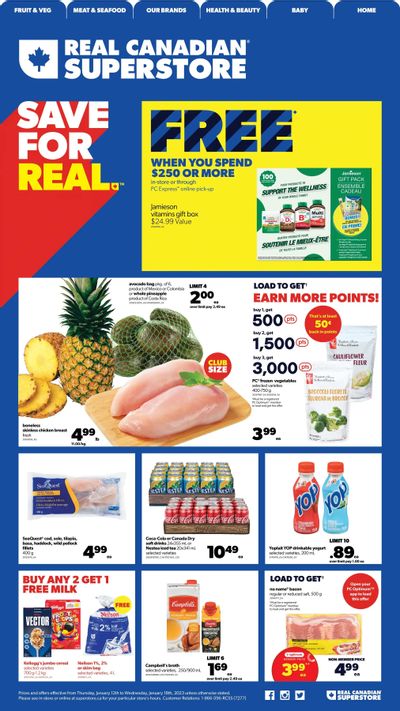 Real Canadian Superstore (ON) Flyer January 12 to 18