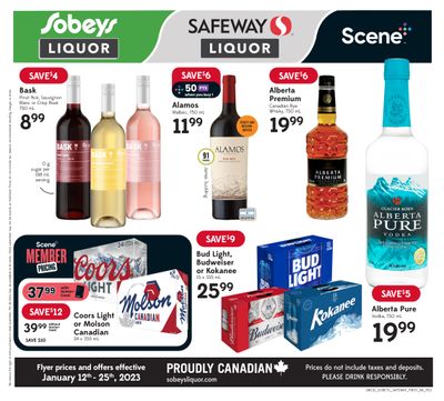 Sobeys/Safeway (AB) Liquor Flyer January 12 to 18