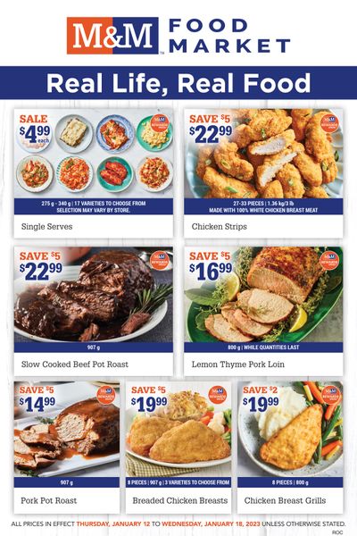 M&M Food Market (Atlantic & West) Flyer January 12 to 18