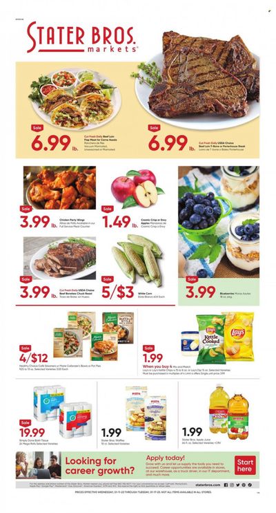 Stater Bros. (CA) Weekly Ad Flyer Specials January 11 to January 17, 2023