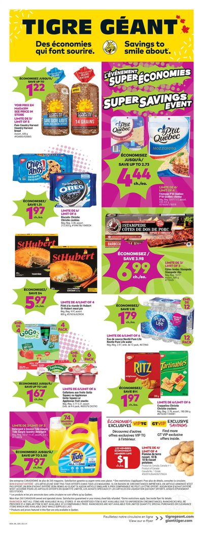 Tigre Géant Flyer January 11 to 17