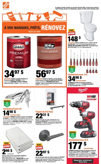 Home Depot (QC) Flyer January 12 to 18