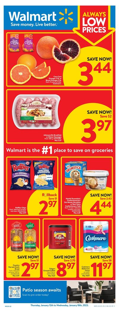 Walmart (Atlantic) Flyer January 12 to 18