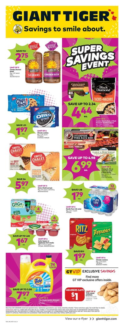Giant Tiger (West) Flyer January 11 to 17 Giant Tiger (West) Flyer January 11 to 17