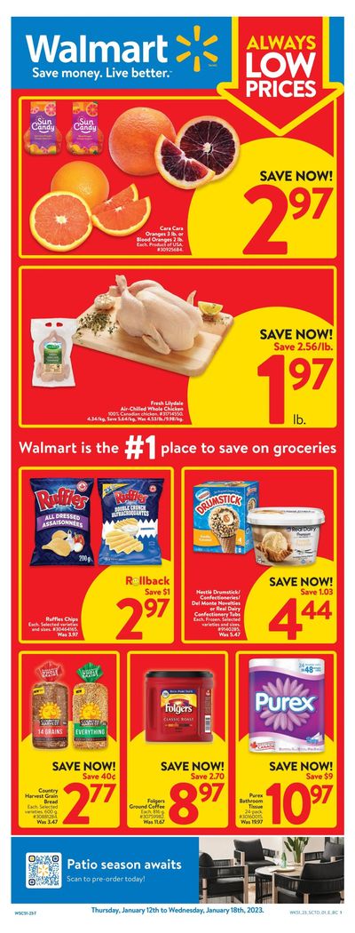 Walmart (West) Flyer January 12 to 18