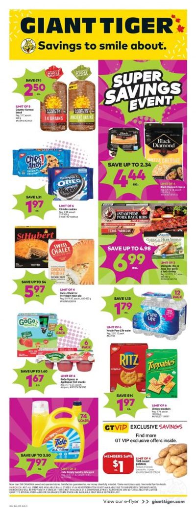 Giant Tiger Canada: Cashmere Bathroom Tissue or Sponge Towels $3.99 + Flyer Deals January 11th – 17th