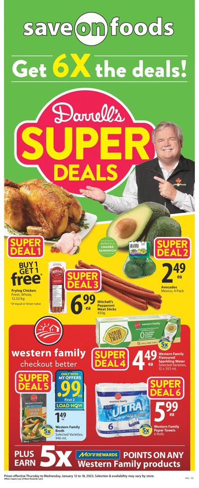 Save On Foods (AB) Flyer January 12 to 18
